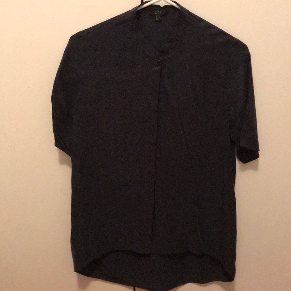 COS button down blouse